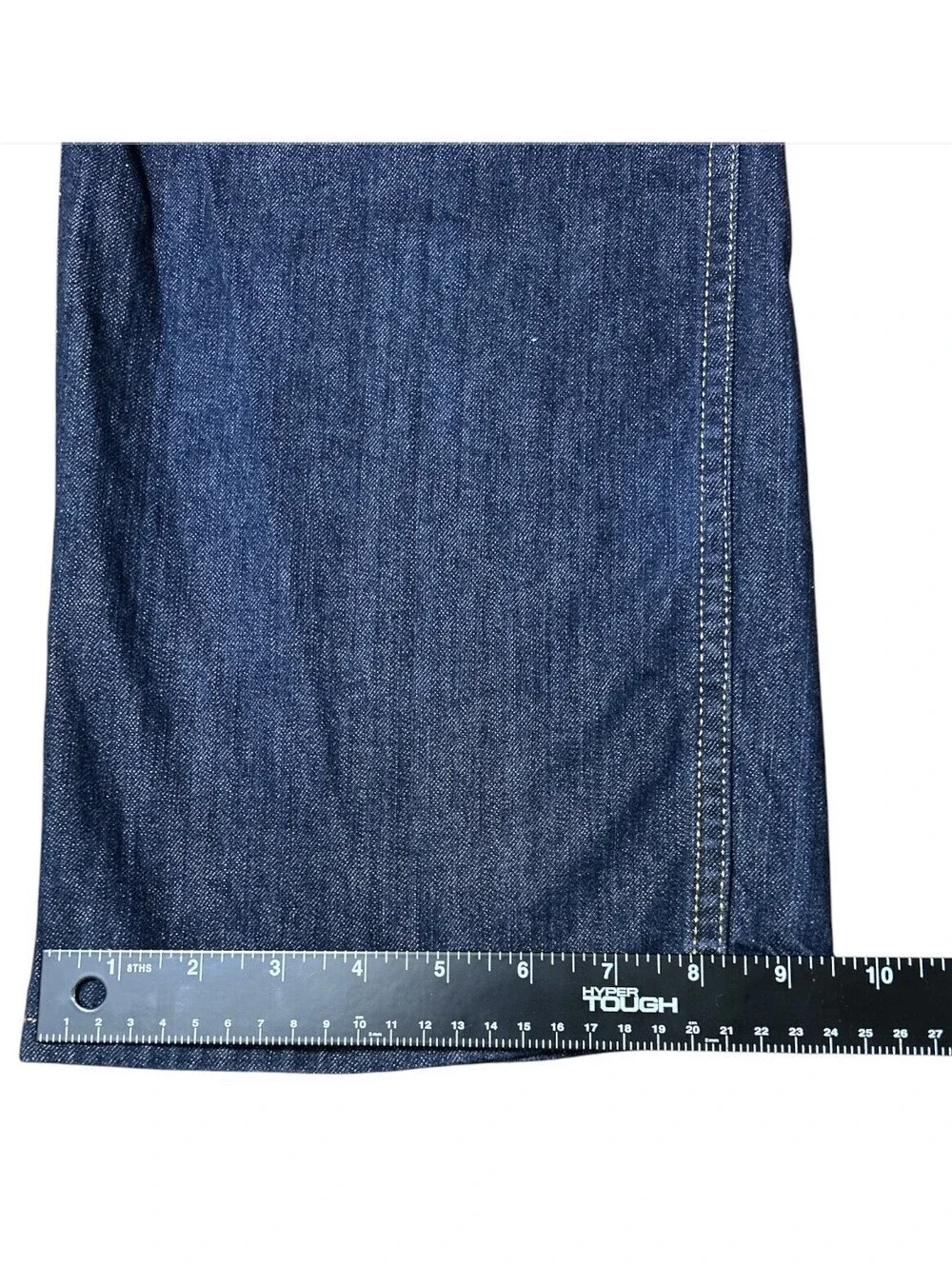 Levi’s 515 Mens 42x32 Denim Blue Medium Wash Jeans Stretch Straight Leg 5 Pocket